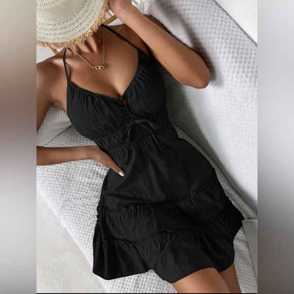 Black shein beach dress:) - Picture 1 of 4